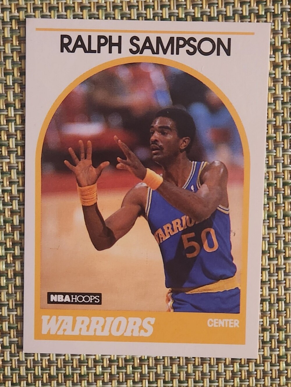 Ralph Sampson Warriors NBA Hoops Trading Card